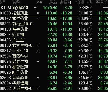 醫(yī)藥股票龍頭概覽，時(shí)代的榮光與影響力